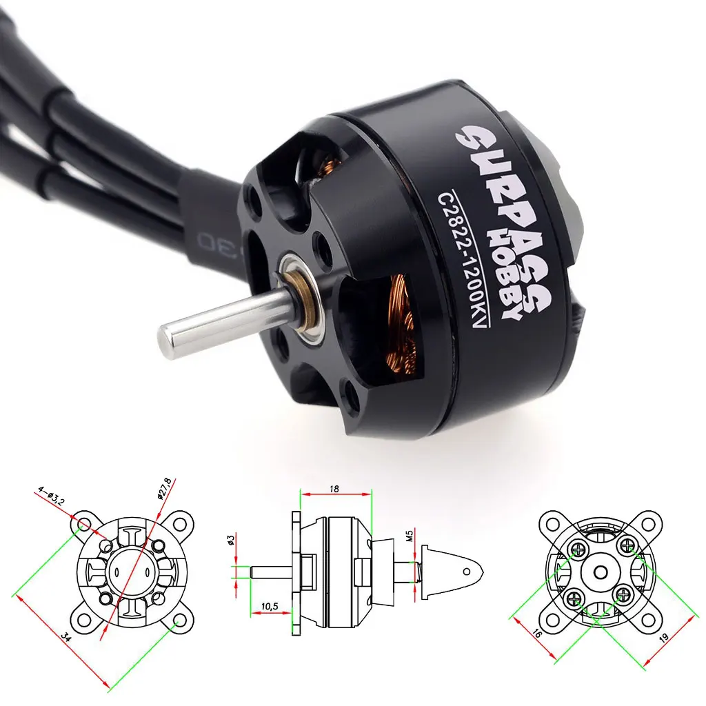 SURPASS HOBBY 2822 2826 2830 2 – Brushless Motor Thrust Test Stand recenzja i cena